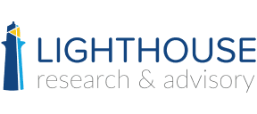 Lighthouse research and advisory logo.