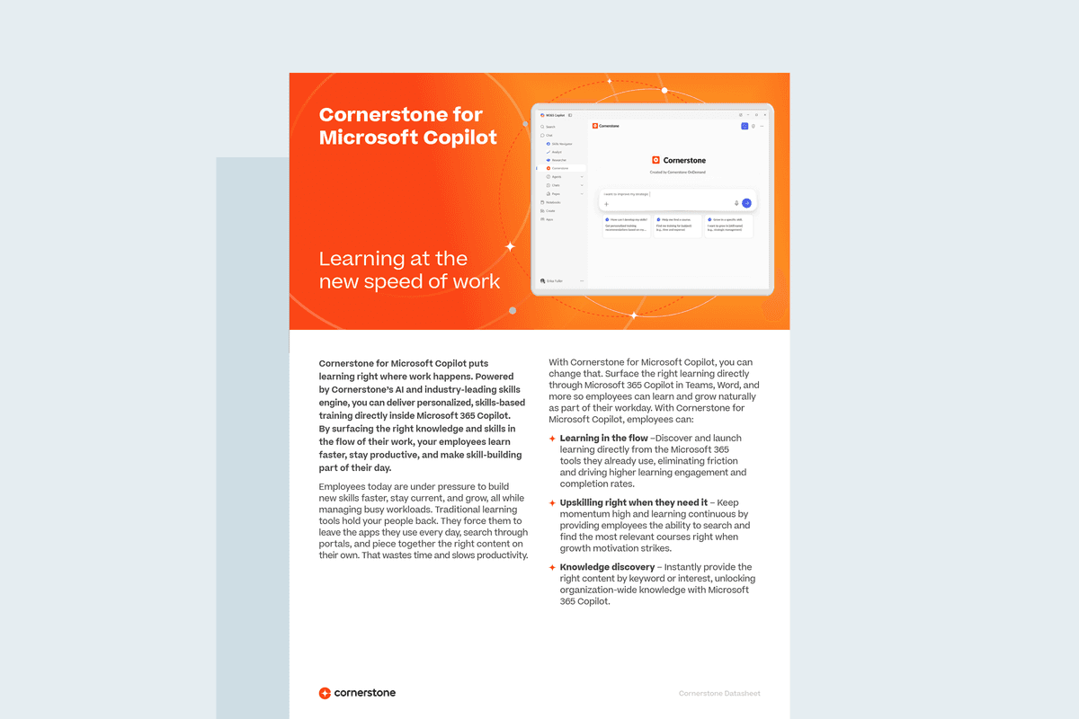 Learning at the new speed of work